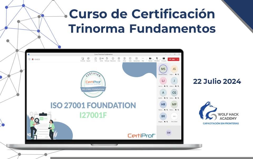 Evidencia visual de Trinorma Fundamentos · ISO 27001 Foundation